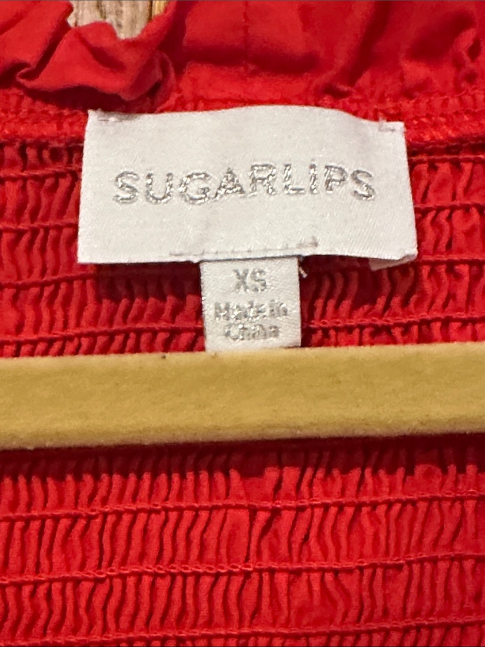 Sugarlips Red Tiered Maxi Dress with Ruffle Cap Sleeves - Picture 2 of 7